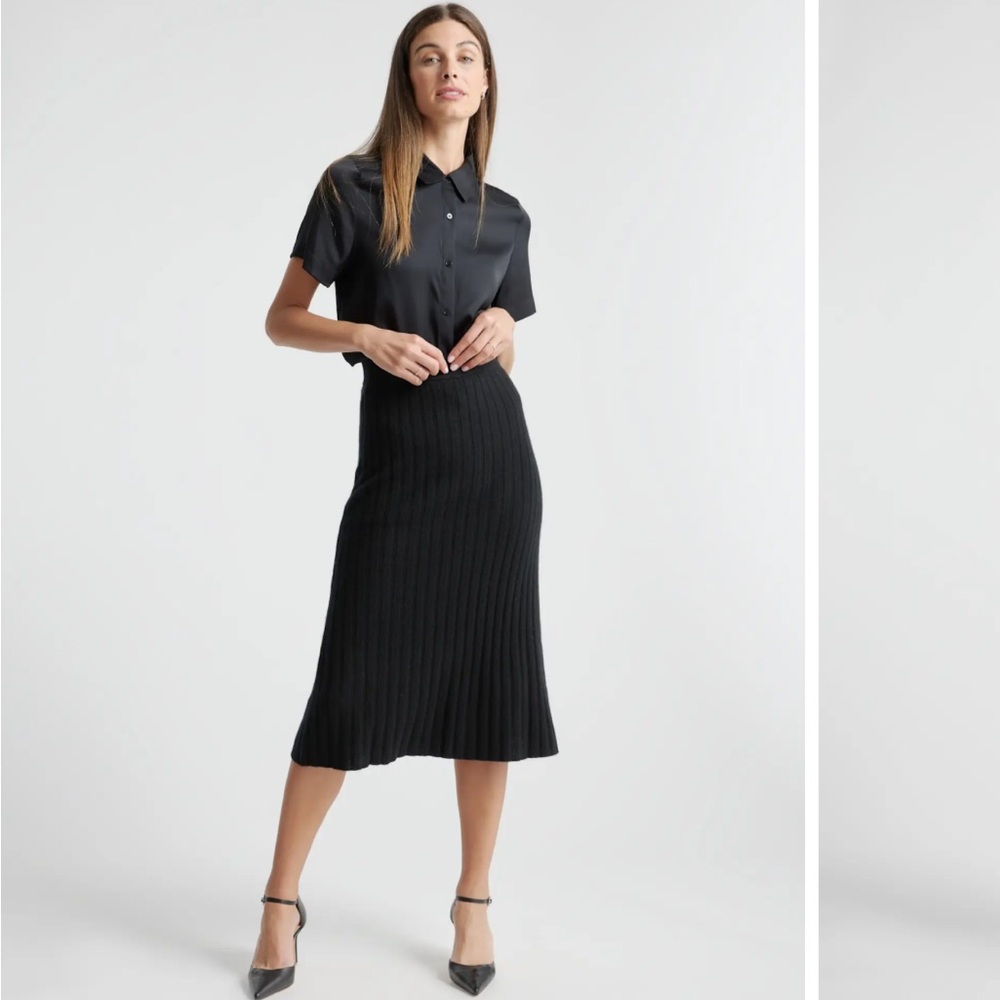 NEW Quince washable silk blouse